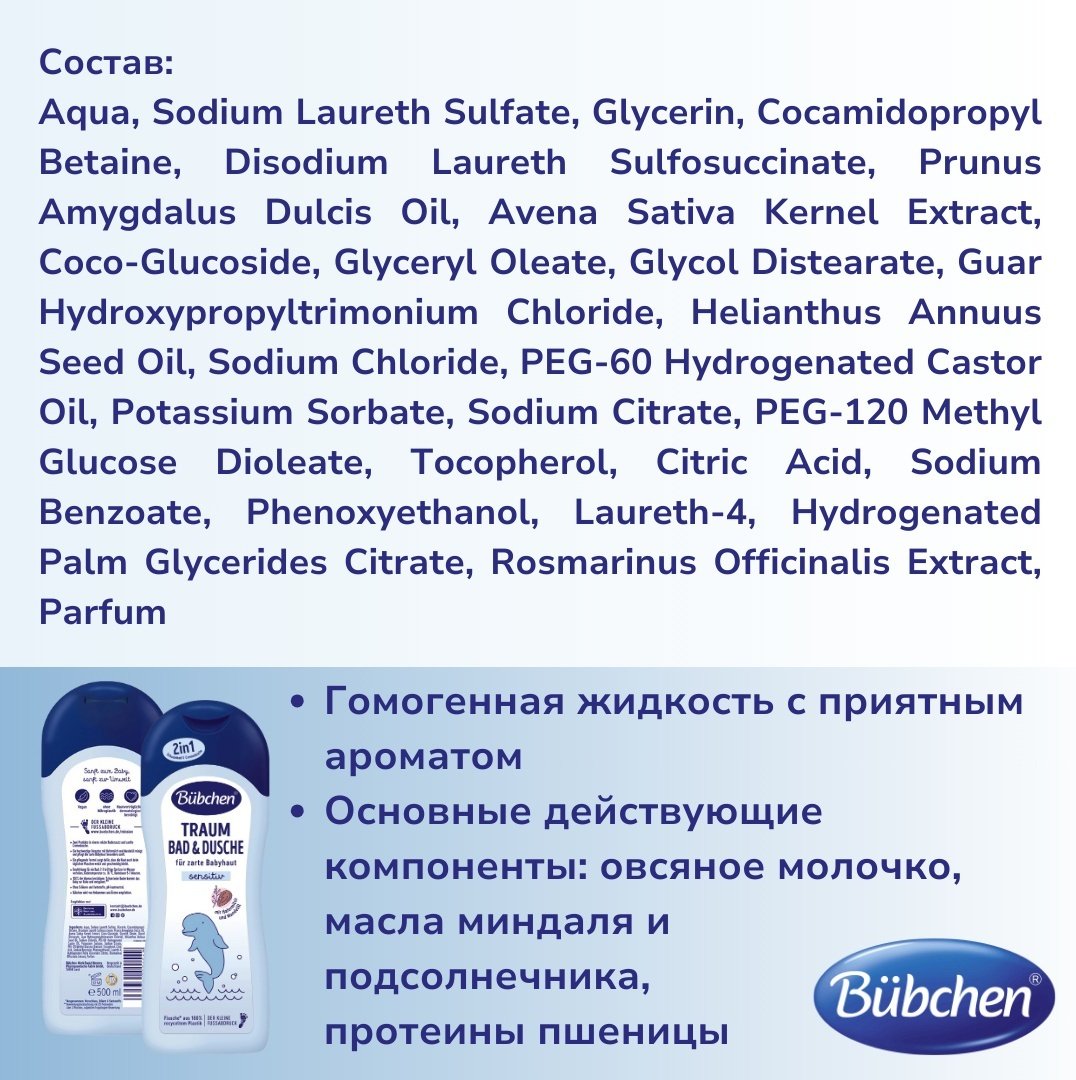 Гель Bubchen 500 мл - ForteMarket Гель Bubchen 500 мл купить,0