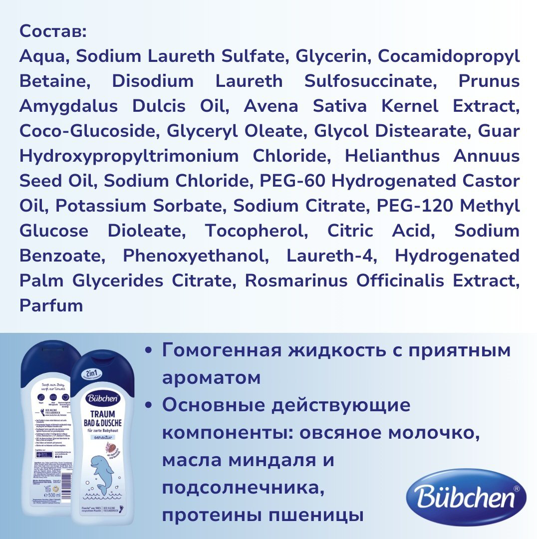 Гель Bubchen 500 мл купить,NaN