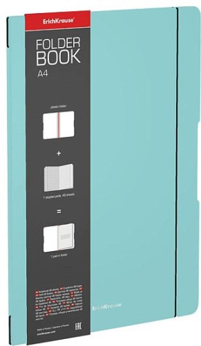 Общая тетрадь Erich Krause Pastel Mint, 48 л, А4, клетка, твердая обложка, 1 шт купить,NaN