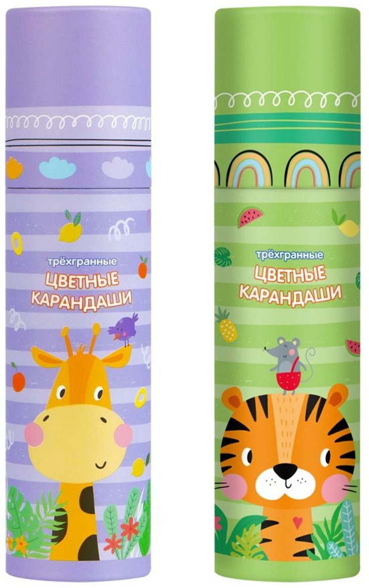 Цветные карандаши Мульти-Пульти CP_54164 форма трехгранная 24 шт купить,0