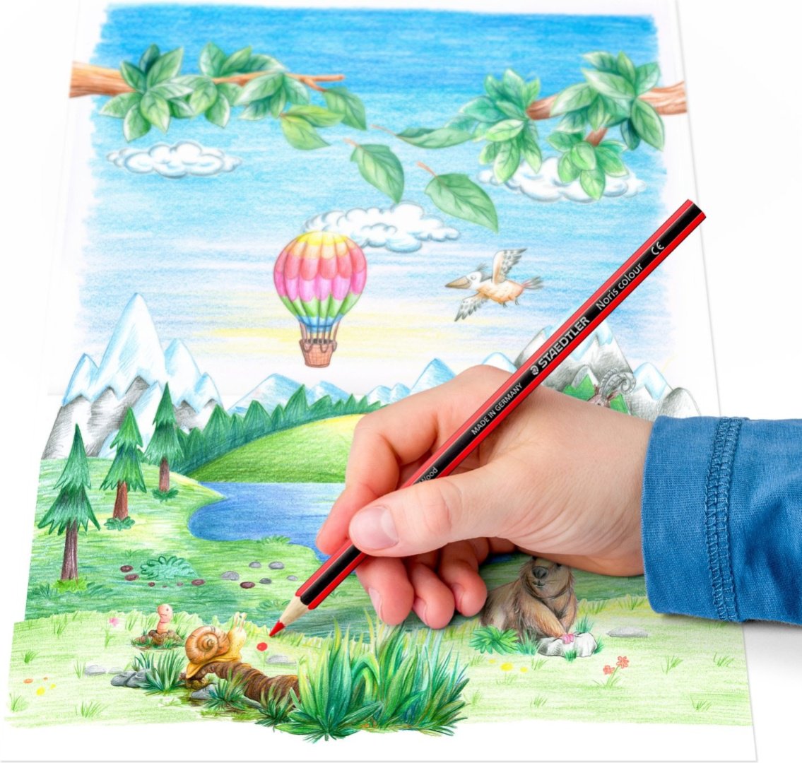 Цветные карандаши STAEDTLER 185 SET9 форма шестигранная 12 шт купить,0