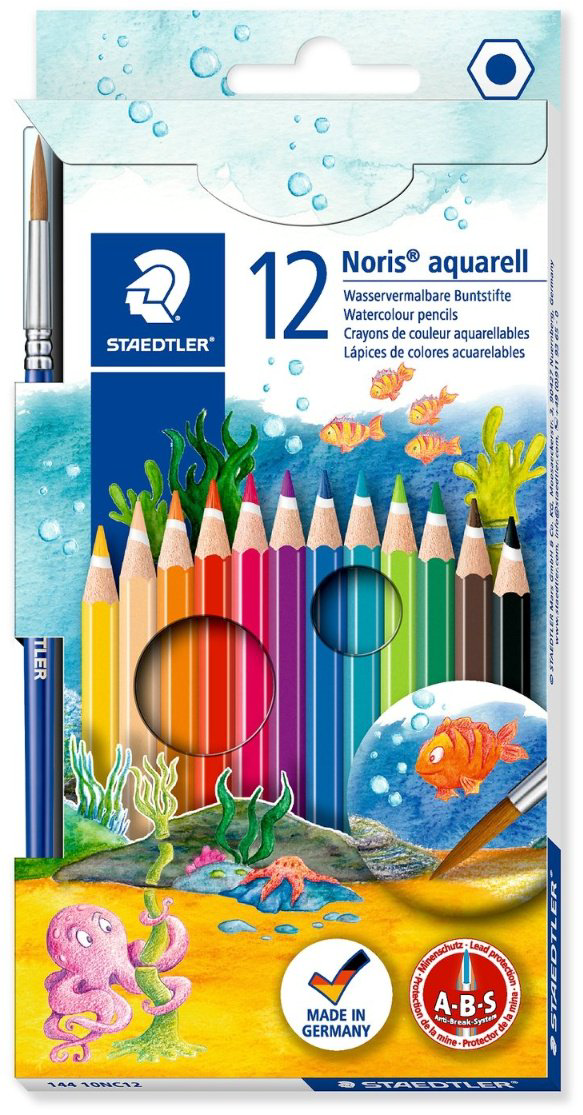 Цветные карандаши STAEDTLER 144 10NC1213 форма шестигранная 12 шт купить,NaN