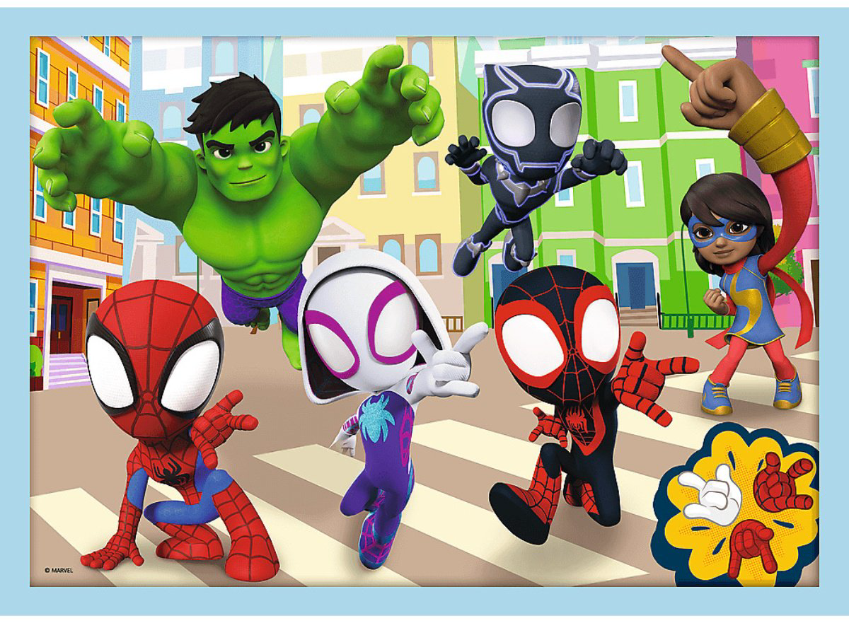 Пазл Trefl Команда Spidey, 4-в-1 классический 71 деталей купить,NaN