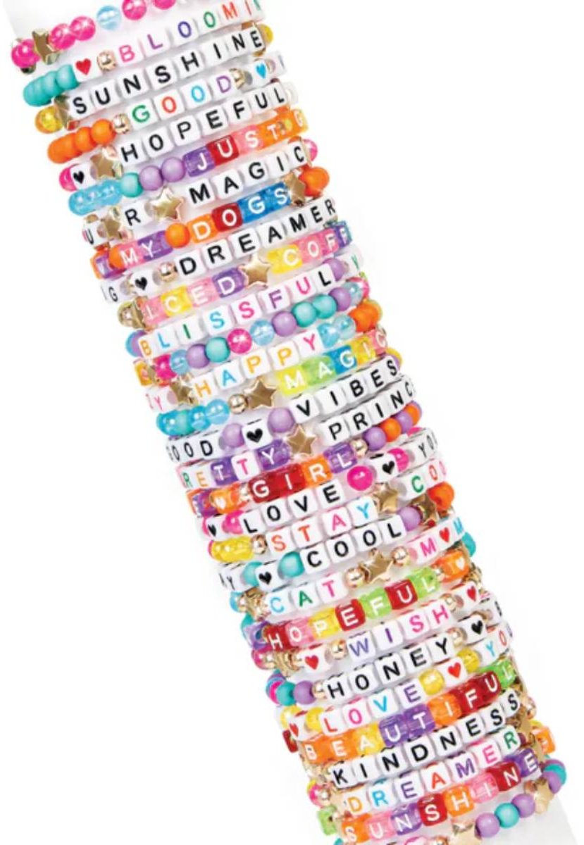 Набор для творчества Make It Real Создание браслетов Say Yes! Alphabet Bead Bracelet Set - ForteMarket Набор для творчества Make It Real Создание браслетов Say Yes! Alphabet Bead Bracelet Set купить,0