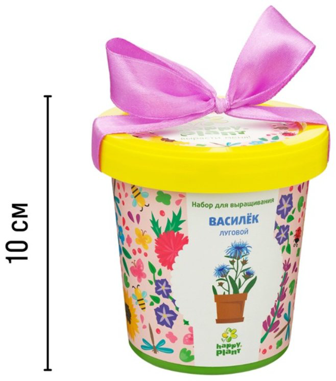 Выращивание растений Happy Plant Василек луговой купить,NaN