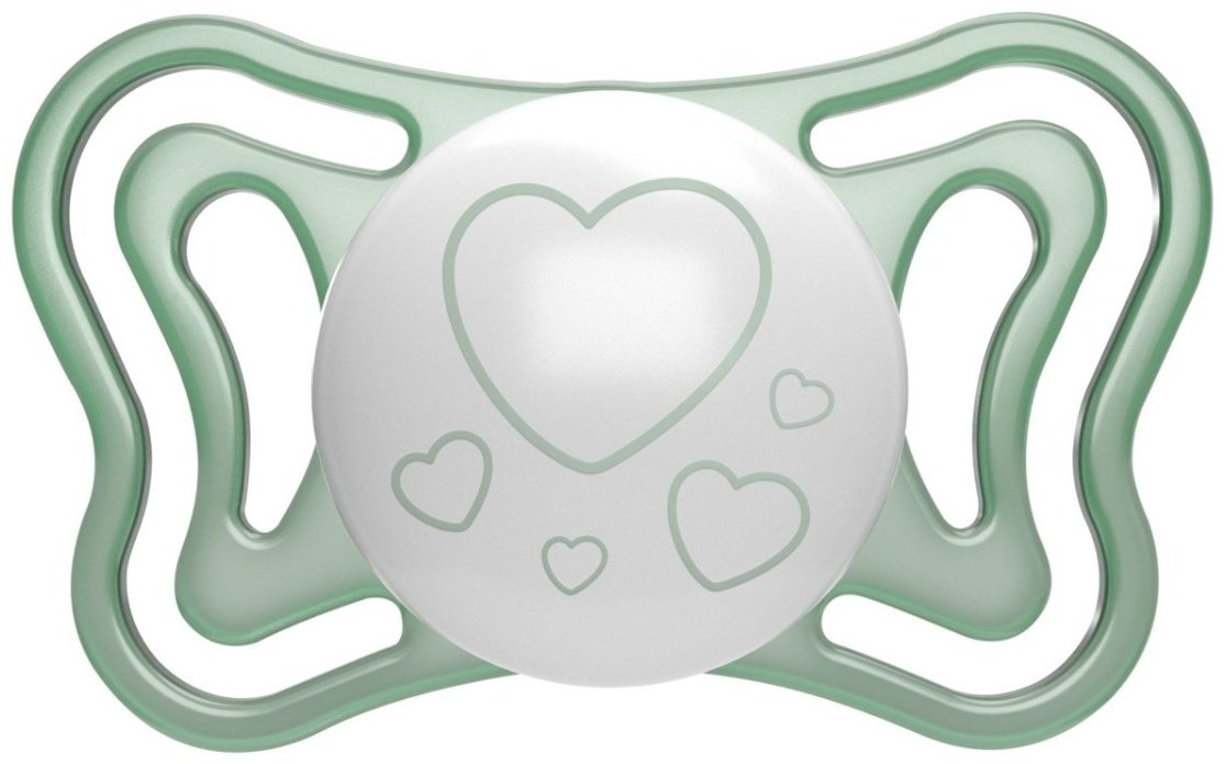 Chicco: Пустышка силикон Physio Light 2м+ 2 шт, светящиеся купить,0