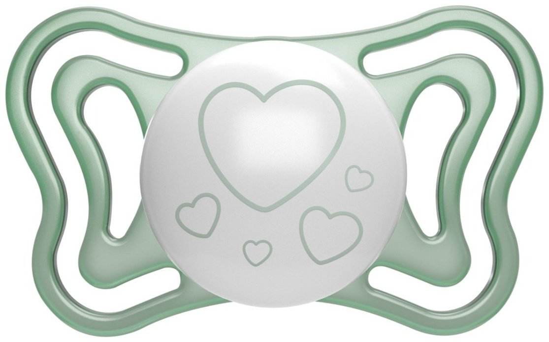 Chicco: Пустышка силикон Physio Light 2м+ 2 шт, светящиеся купить,NaN