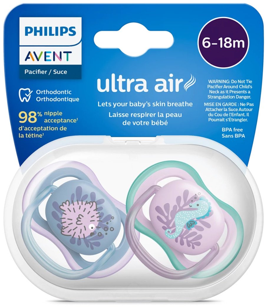 Набор пустышек Philips Avent SCF085/61, 2 шт, мультиколор купить,0