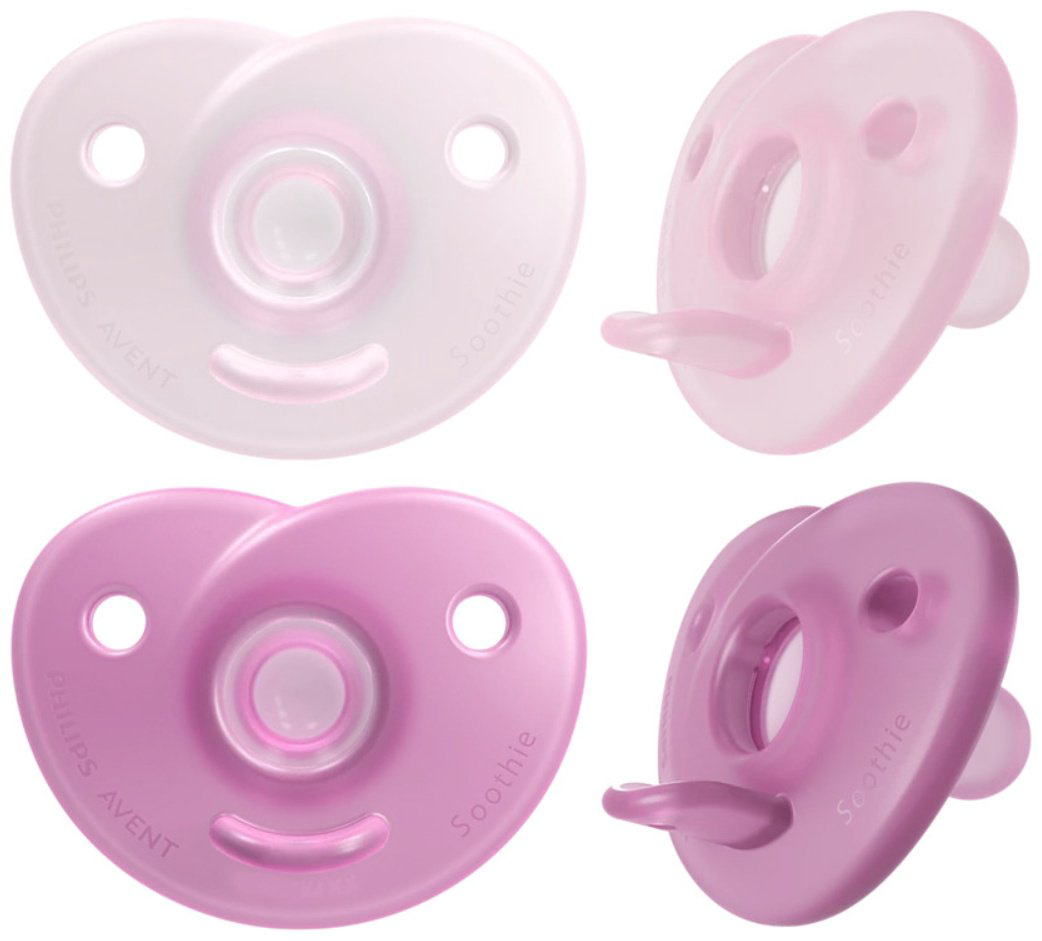 Набор пустышек Philips Avent SCF099/22, 2 шт, розовый купить,NaN