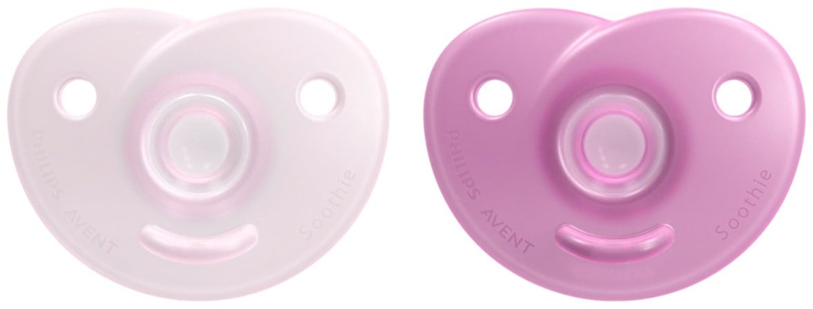 Набор пустышек Philips Avent SCF099/22, 2 шт, розовый купить,0