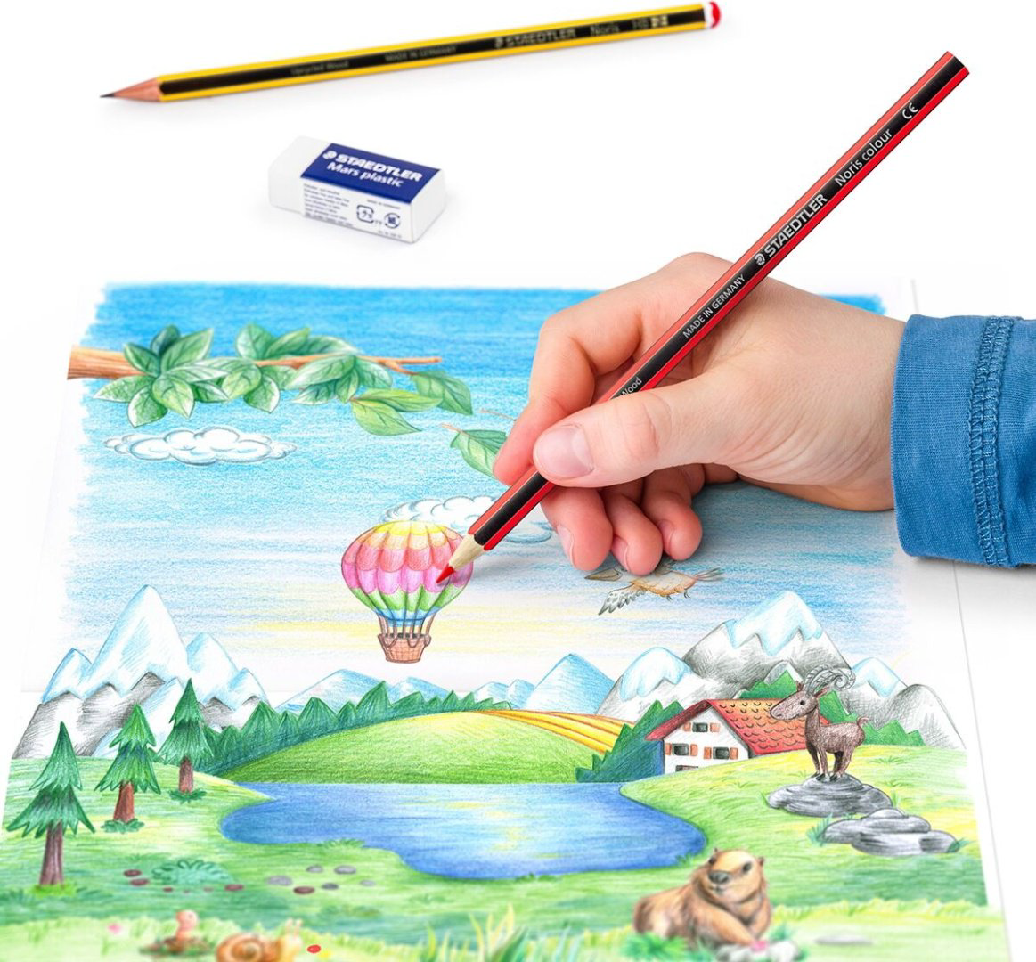 Цветные карандаши STAEDTLER 61-SET6-13 форма шестигранная 12 шт купить,NaN