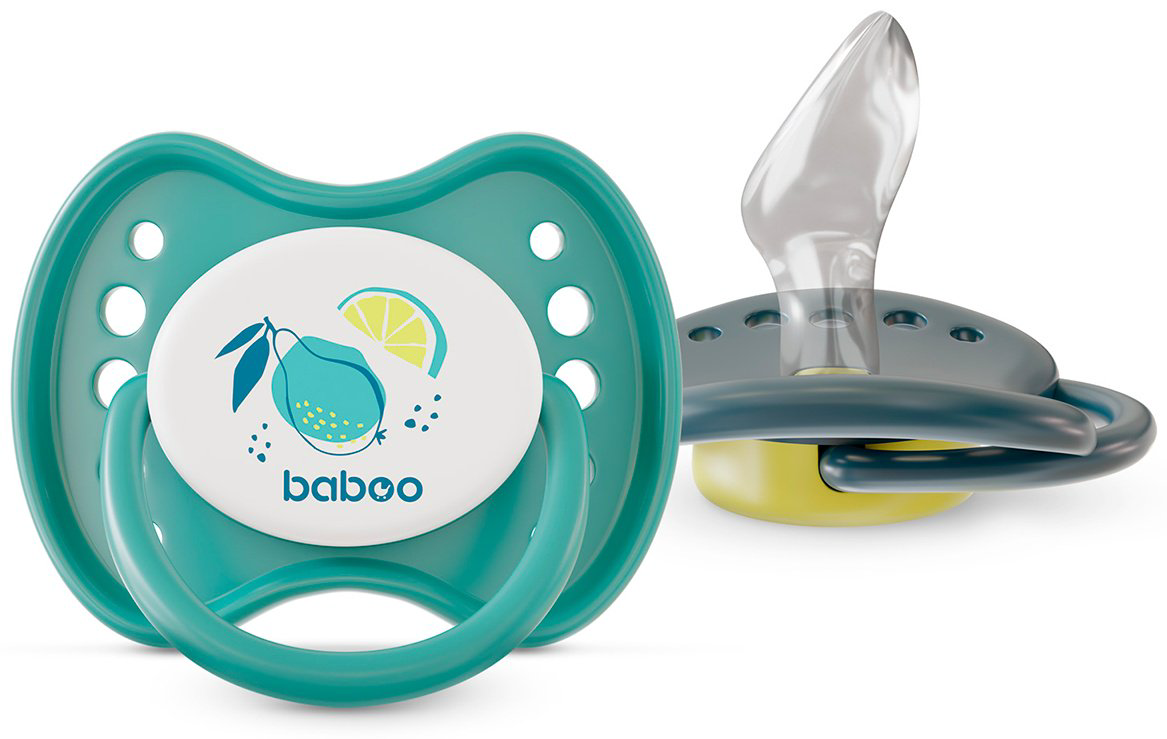 Пустышка Baboo Peachy Keen 5-054, 2 шт, мультиколор купить,NaN