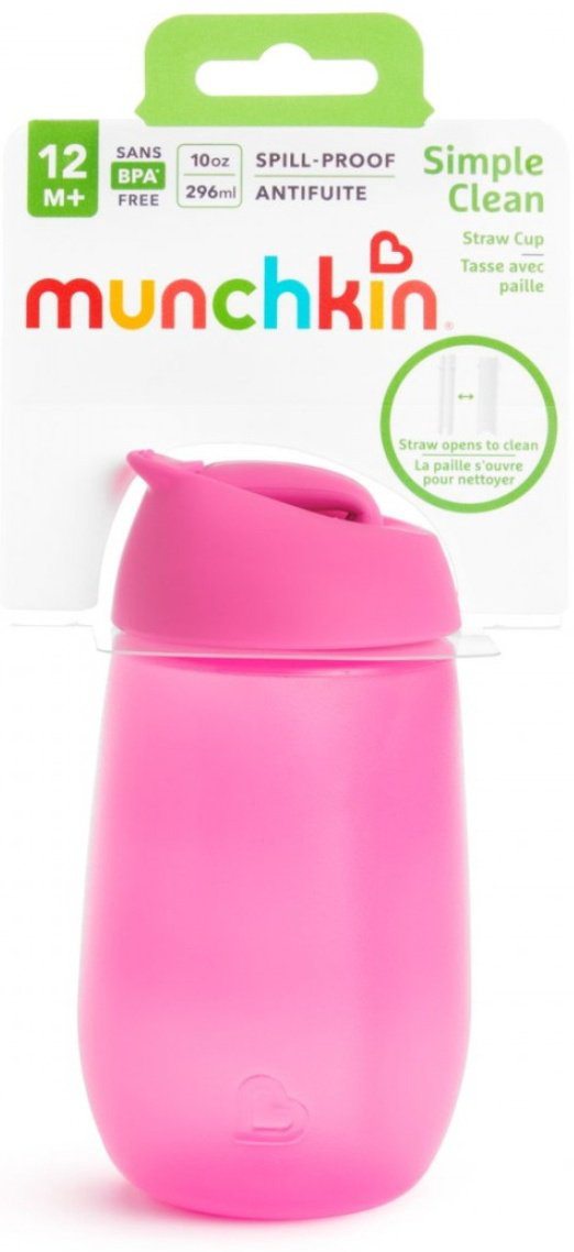 unchkin поильник-непроливайка, 296 мл, пластик, Simple Clean Straw 90016 купить,NaN