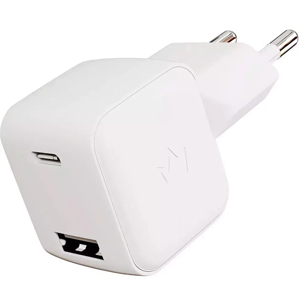 Зарядное устройство VLP G-Charge 20W USB-C USB-A PD QC White