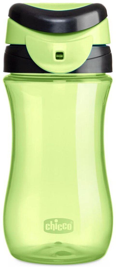 Поильник-непроливайка Chicco 6910300000, 350 мл, пластик/резина, зеленый