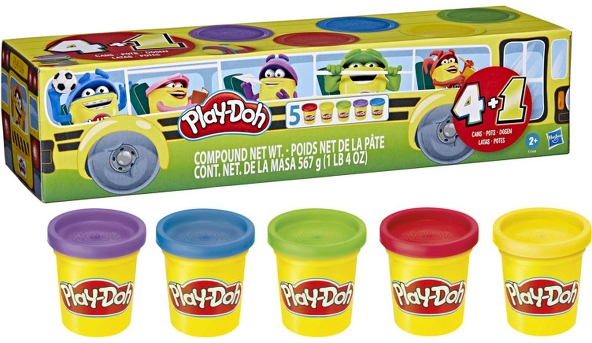 Play-Doh F7368 классический количество цветов: 5 шт купить,NaN