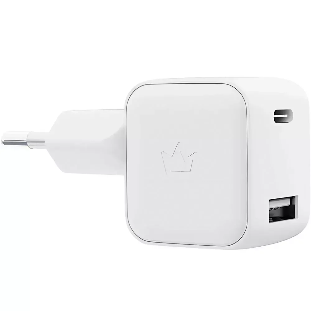 Зарядное устройство VLP G-Charge 20W USB-C USB-A PD QC White