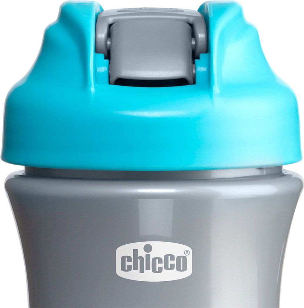 Поильник-непроливайка Chicco 00006920200000, 350 мл, пластик/резина, серый купить,NaN