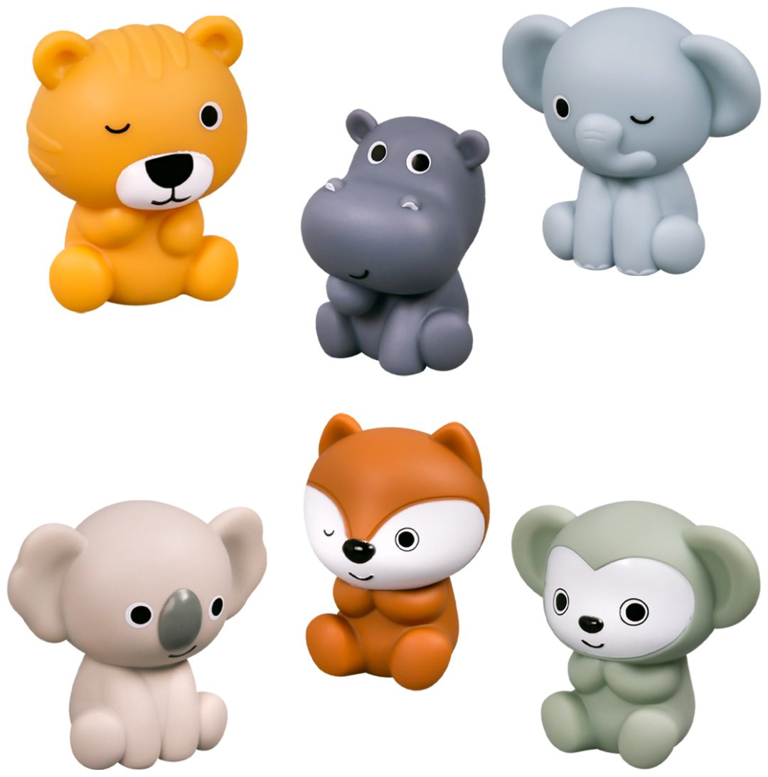 Набор Konig Kids Зверята TB3524100027 резина мультиколор купить,NaN