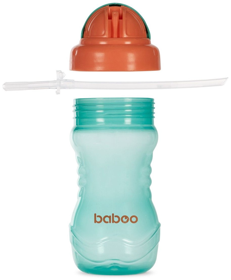 Поильник с трубочкой Baboo 8-018, 360 мл, пластик