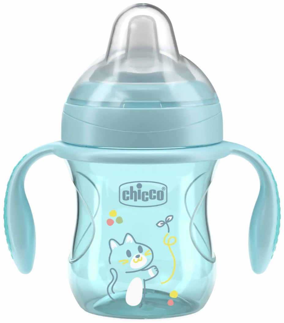 Поильник-непроливайка Chicco 00006911250000, 200 мл, пластик/силикон - ForteMarket Поильник-непроливайка Chicco 00006911250000, 200 мл, пластик/силикон купить,0