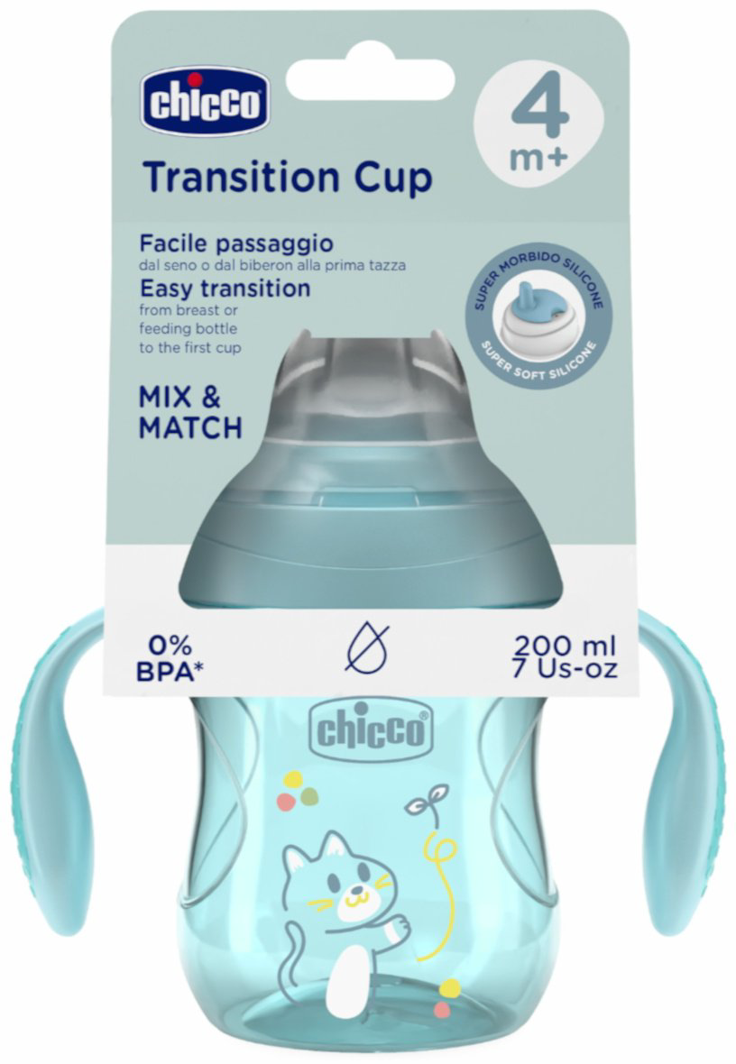 Поильник-непроливайка Chicco 00006911250000, 200 мл, пластик/силикон купить,NaN