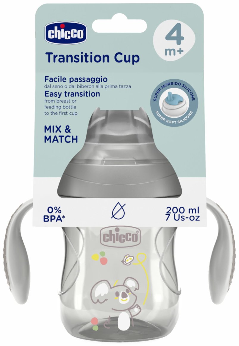 Поильник-непроливайка Chicco 00006911350000, 200 мл, пластик/силикон купить,0