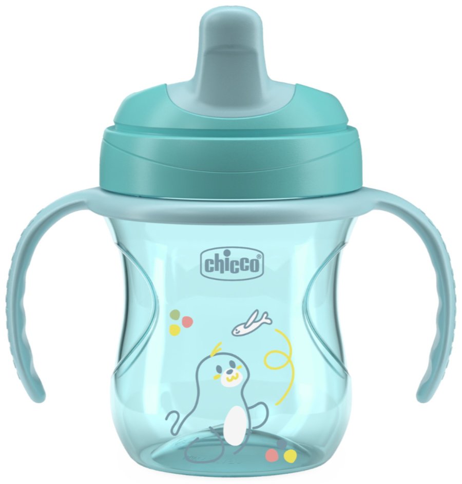 Поильник-непроливайка Chicco 00006921250000, 200 мл, пластик/силикон