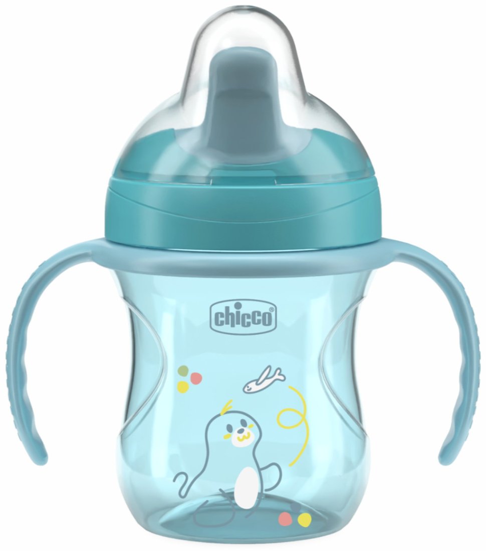 Поильник-непроливайка Chicco 00006921250000, 200 мл, пластик/силикон - ForteMarket Поильник-непроливайка Chicco 00006921250000, 200 мл, пластик/силикон купить,0