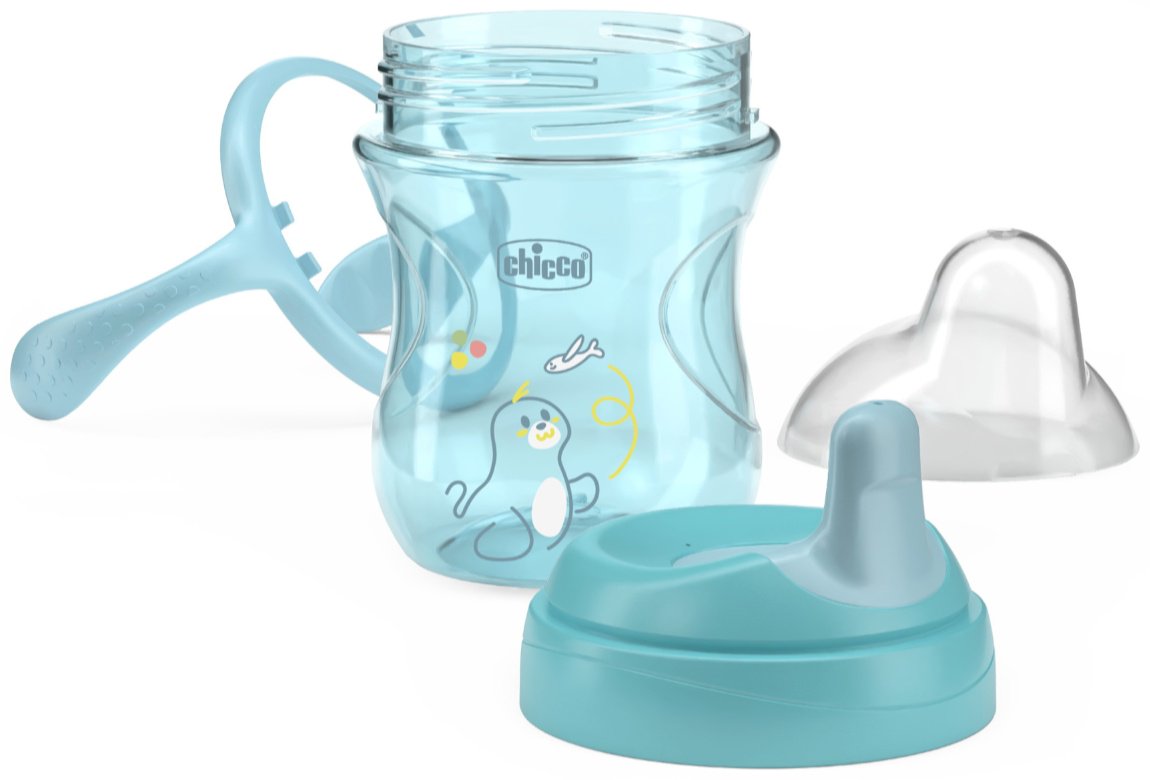 Поильник-непроливайка Chicco 00006921250000, 200 мл, пластик/силикон - ForteMarket Поильник-непроливайка Chicco 00006921250000, 200 мл, пластик/силикон купить,0