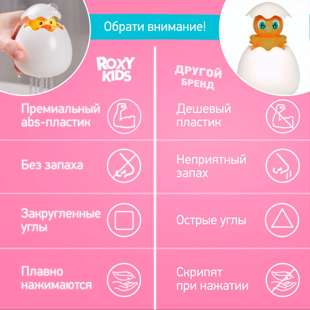 Лейка Roxy Цыплёнок REGG-002 пластик желтый купить,NaN