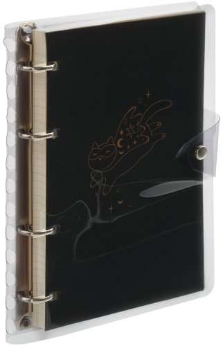 Общая тетрадь MESHU Black cat, 120 л, А5, клетка, мягкая обложка, 1 шт купить,0