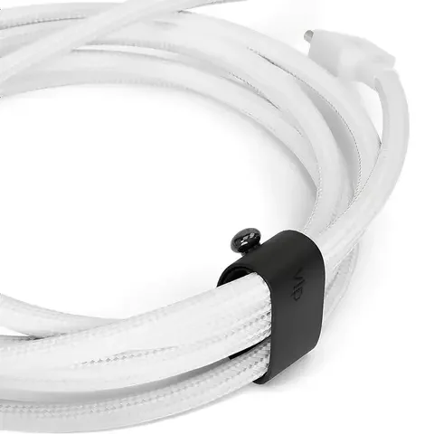 Кабель для телефона VLP Nylon Cable USB C - USB C 100W 1.2m White купить,0