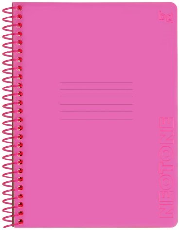 Общая тетрадь BG Neon. Pink, 96 л, А5, клетка, твердая обложка, 1 шт