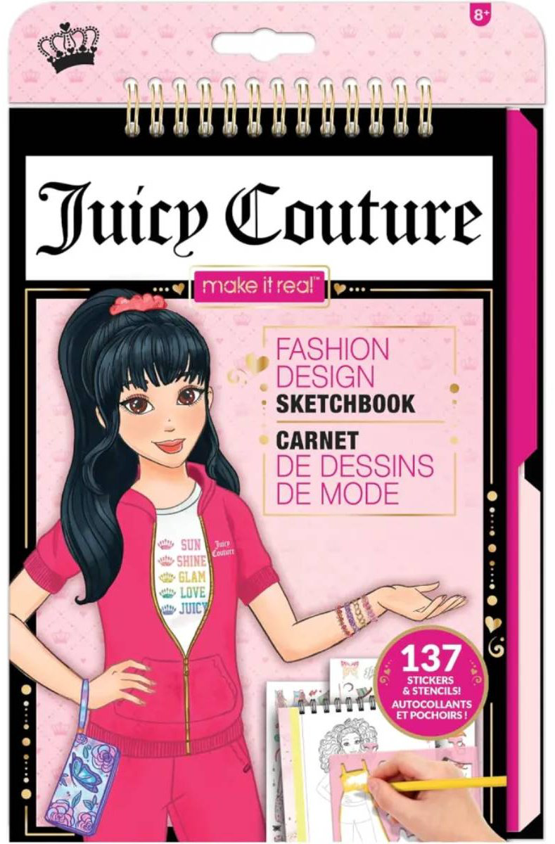 Набор для творчества Make It Real Juicy Couture Fashion Sketchbook купить,NaN