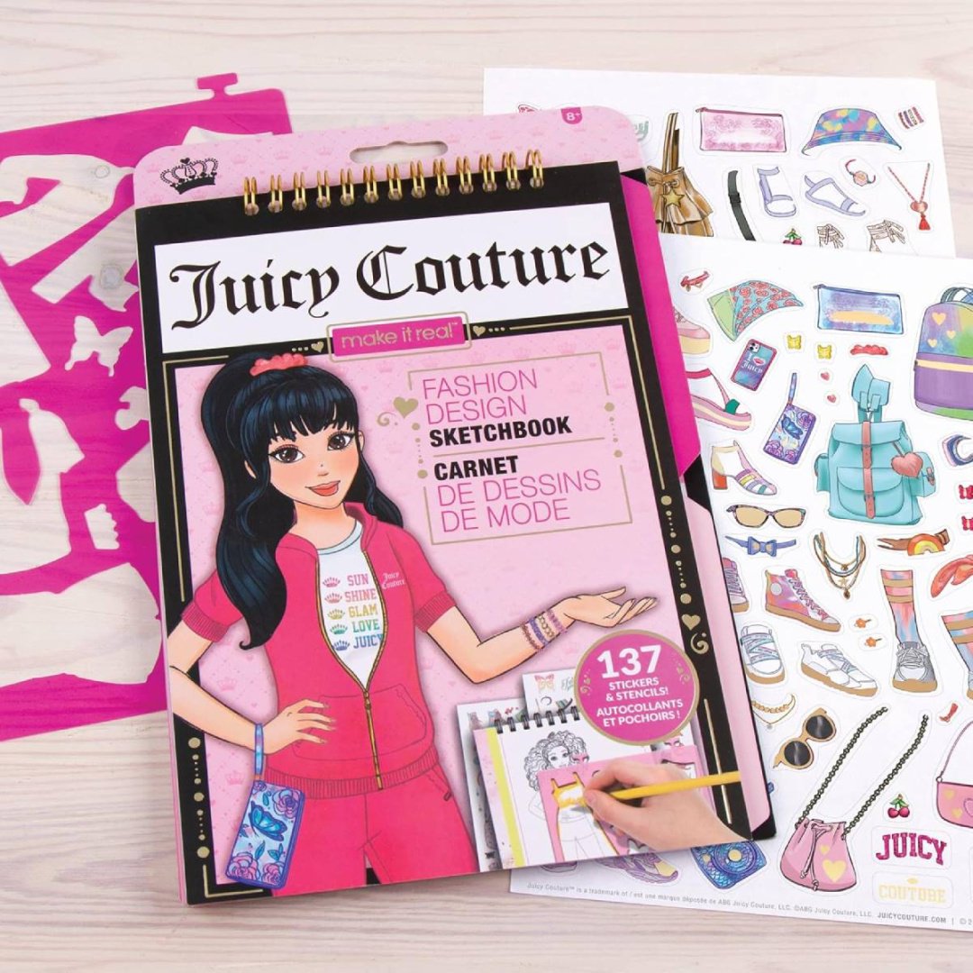 Набор для творчества Make It Real Juicy Couture Fashion Sketchbook купить,NaN