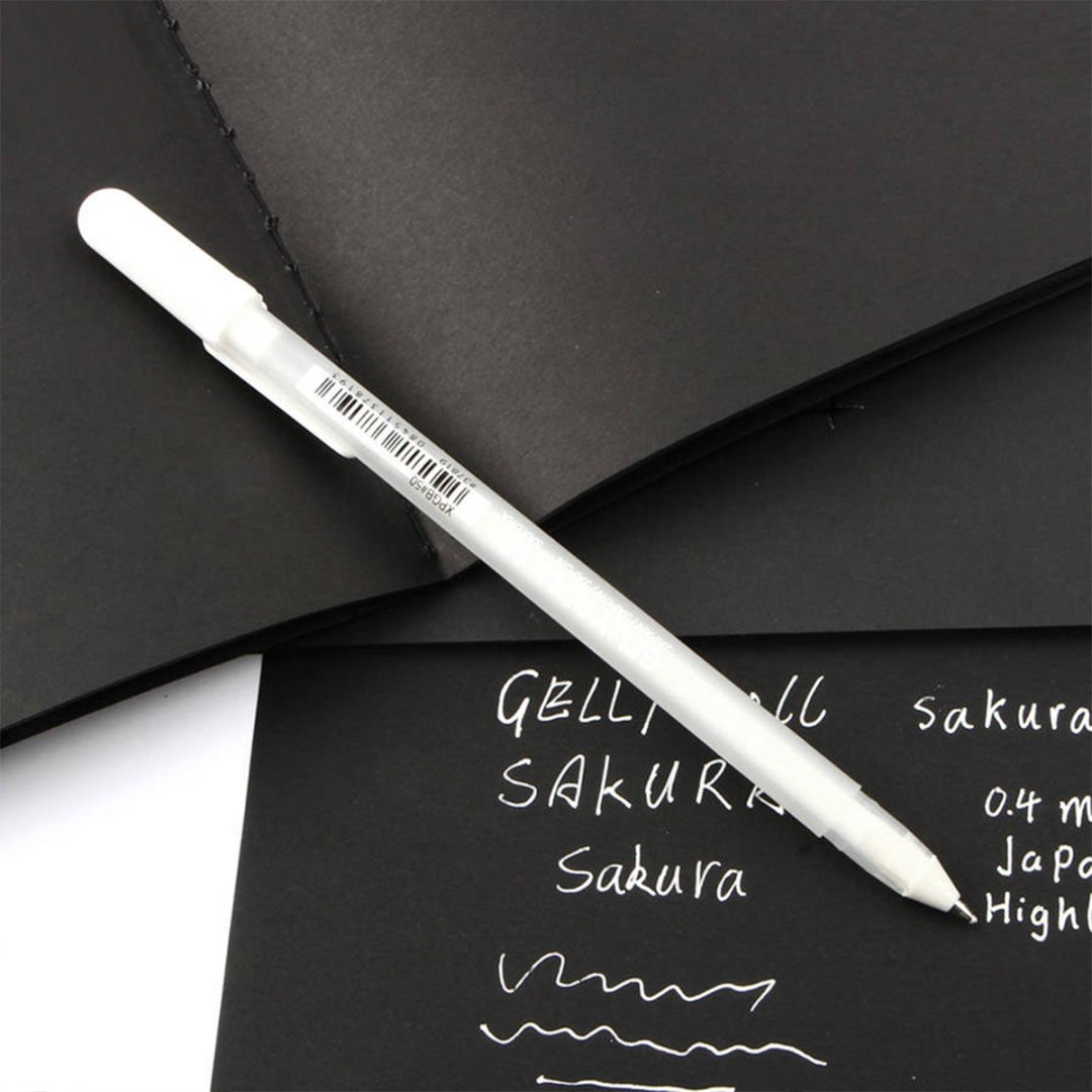 Ручка гелевая Sakura BLXPGB3A 3 шт, 0.3 мм, цвет чернил белый купить,NaN