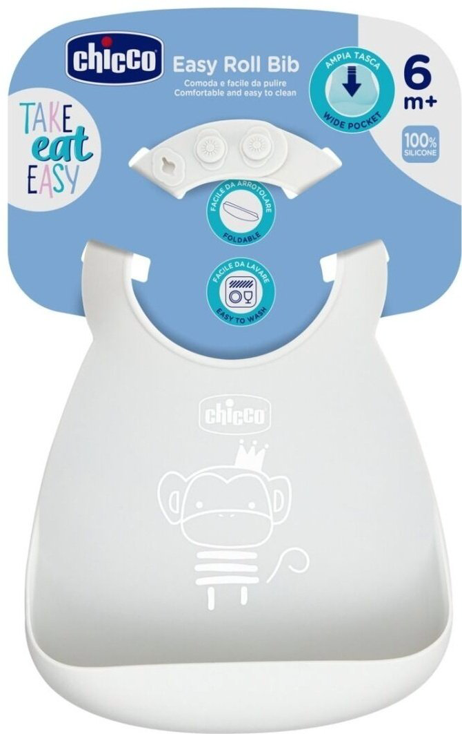 Нагрудник Chicco 00010219300000, мин. возраст 6 месяцев, 1 шт купить,NaN