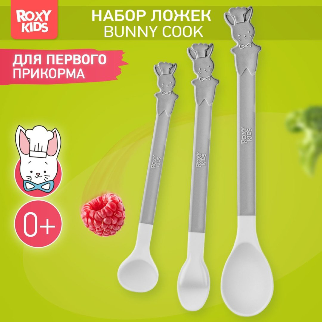 Набор ROXY-KIDS RFD-020-GR, предметов 3 шт, серый купить,NaN