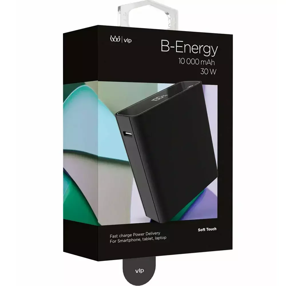 Внешний аккумулятор VLP B-Energy 20000mAh 65W USB-C USB-A Black купить,0