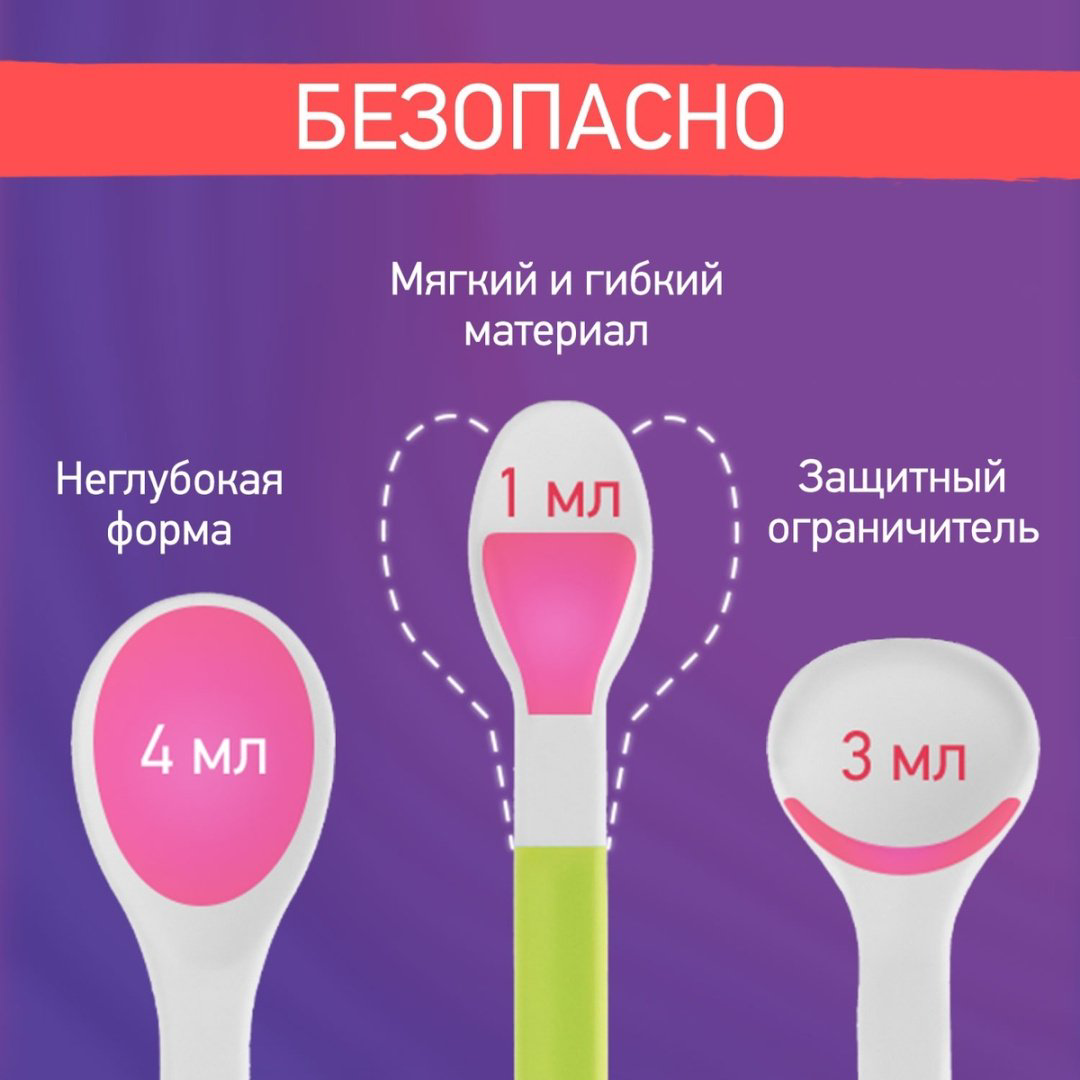 Ложка ROXY-KIDS Bunny cook RFD-020-PR, предметов 3 шт, зеленый купить,NaN