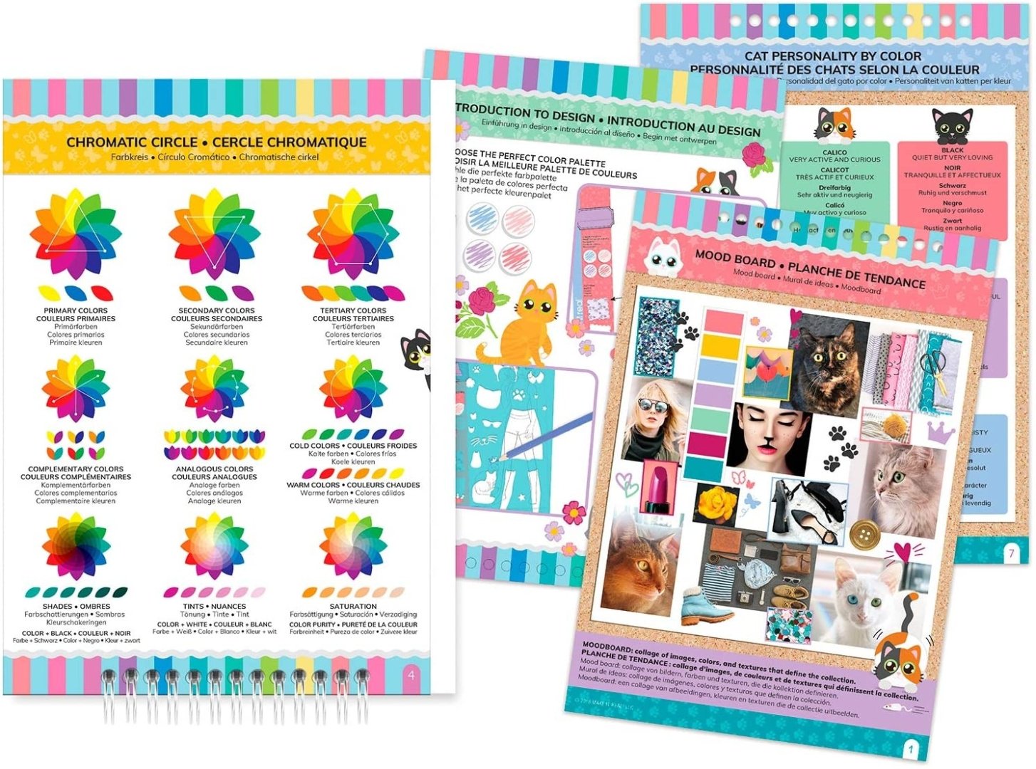 Художественный набор Make It Real Fashion Design Sketchbook Pretty Kitty 3204 купить,NaN