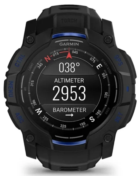 Смарт-часы Garmin Instinct 3 Amoled 50 мм черный-синий купить,312990