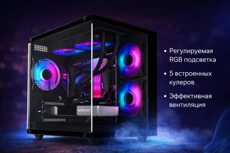 DARKCOMP R5 7500F / RTX 5060 8 Гб / 32 Гб / SSD 1000 Гб / Win 11 Pro купить,NaN