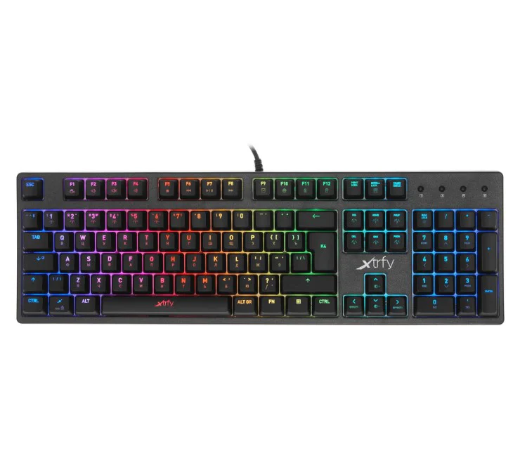 Клавиатура Xtrfy K4 RGB XG-K4-RGB-R-RUS чёрная
