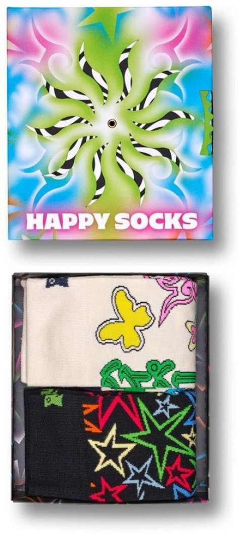Носки Happy Socks 2 пары мультиколор 36-40 купить,NaN