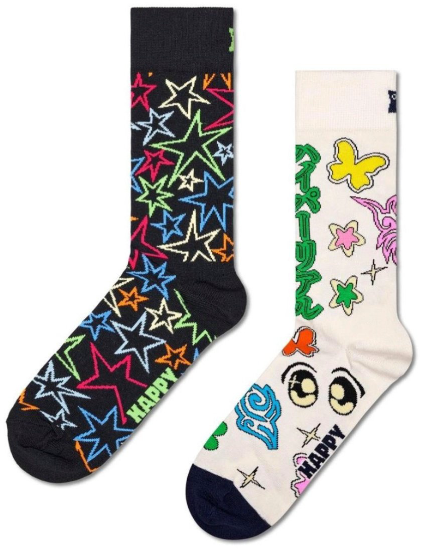 Носки Happy Socks 2 пары мультиколор 36-40 купить,NaN