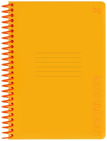 Общая тетрадь BG Neon. Orange, 96 л, А5, клетка, твердая обложка, 1 шт купить,NaN