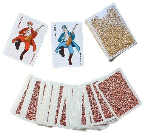 Карты KOBAZ Қазақ Хандығы сувенирные картон 54 шт.