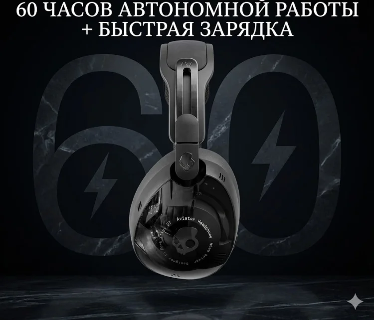 Наушники Skullcandy Aviator 900 ANC Black купить,253000
